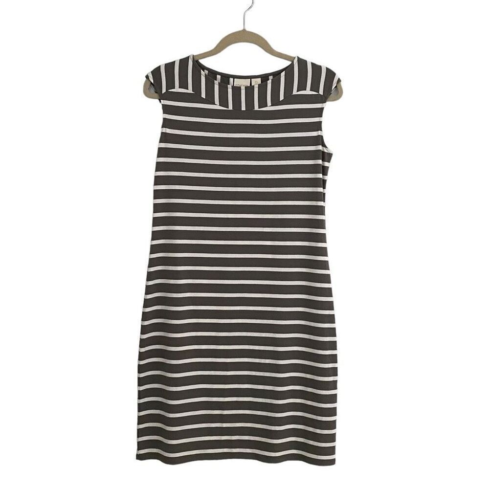 Chico's Casual Stripe T-Shirt Dress size Small